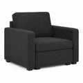 Sessel Dunkelgrau Polyester