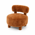Pl¨¹schsessel aus Polyester mit R¨¹ckenlehne, 70 cm,
