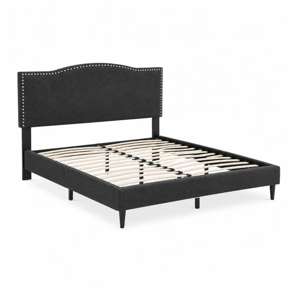 Stoffbett Doppelbett Holz 200x180 cm